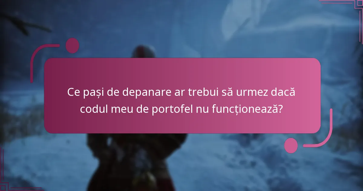 Care sunt întrebările frecvente despre codurile de portofel pentru God of War Ragnarok?